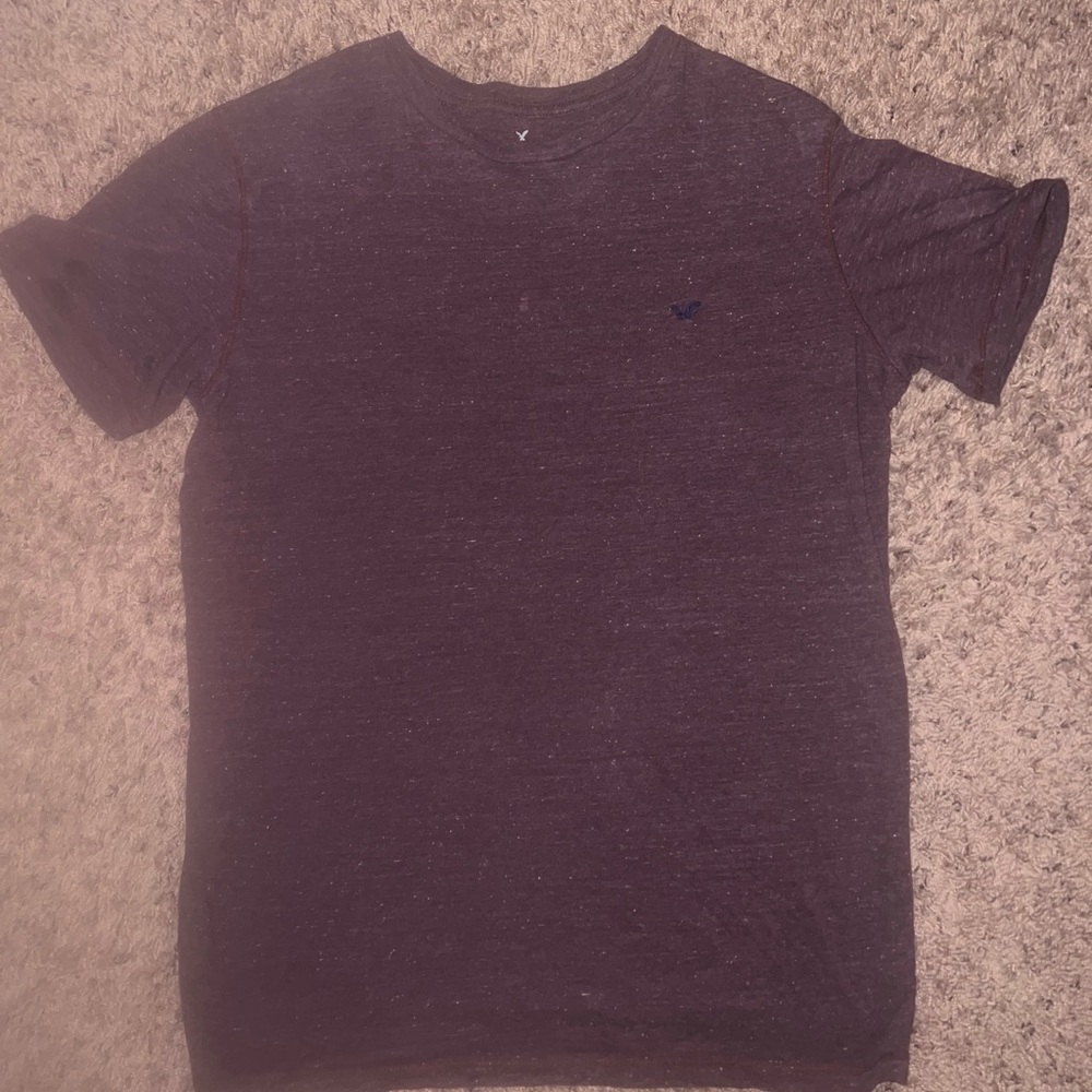 American eagle seriously soft large maroon Tee
